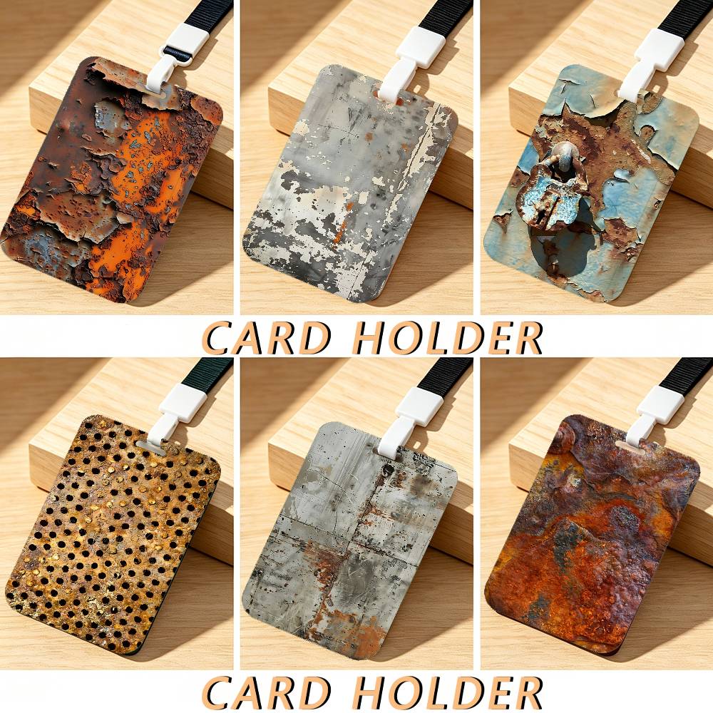 Luxury Lifestyle Gifts - Gantungan Kartu ID Gaya Retro Industrial