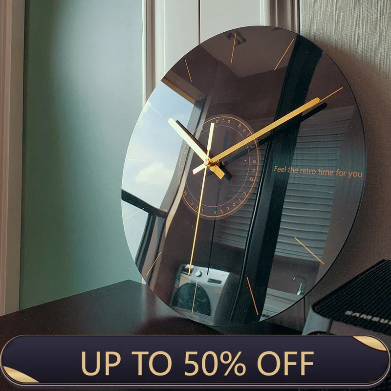 Luxury Lifestyle Gifts - Jam Dinding Mewah Tanpa Suara untuk