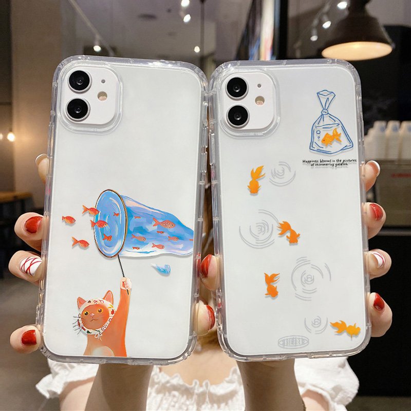 Casing HP Transparan Motif Ika - Apple Iphone 15 ulasan dan harga