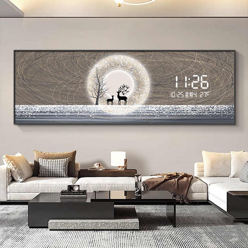 Lukisan Dekoratif Ruang Tamu E - Luxury Lifestyle Background ulasan dan harga