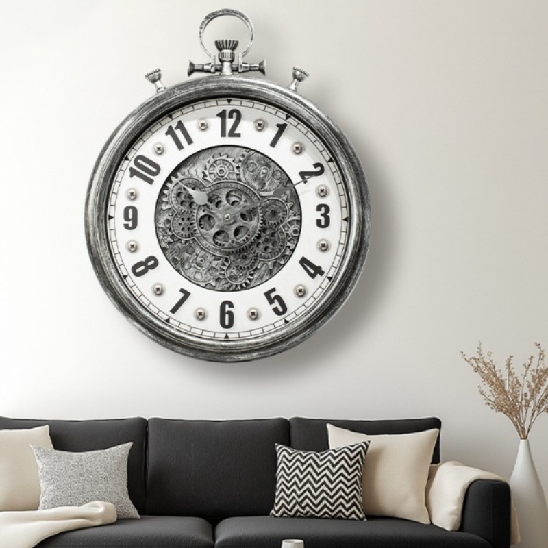 Jam Dinding Vintage Industrial - Luxury Lifestyle Watches ulasan dan harga