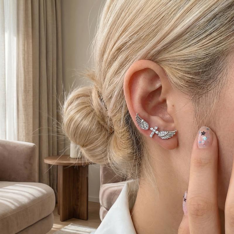 Anting Salib Sayap Malaikat Pe - Luxury Lifestyle Gifts ulasan dan harga