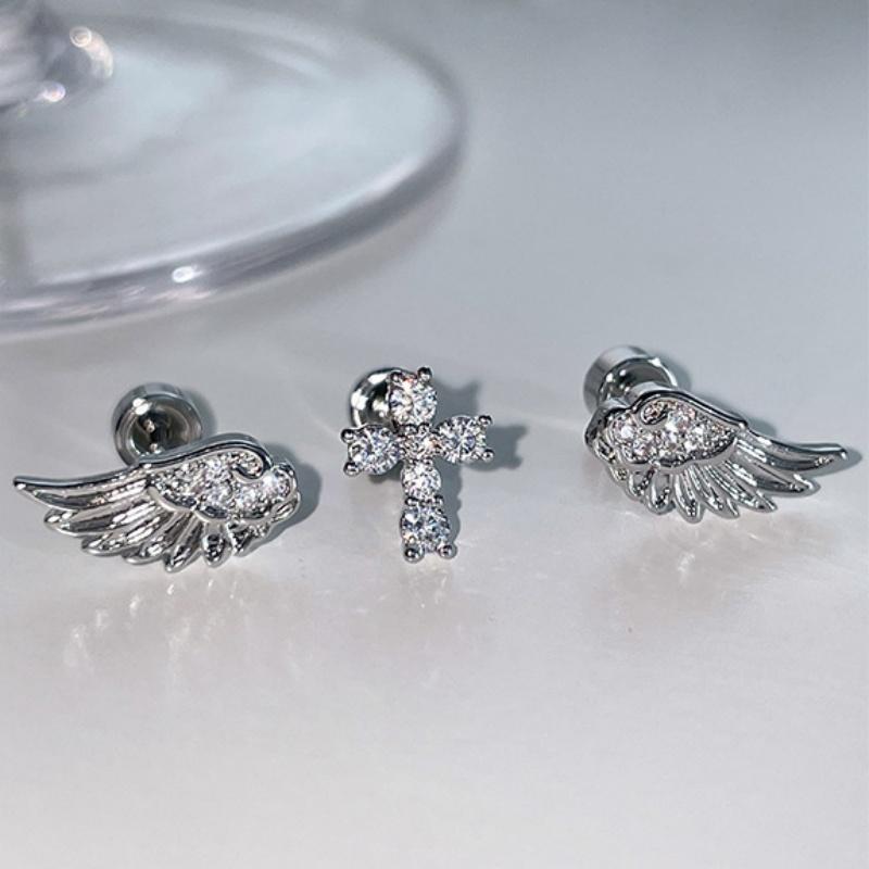 Anting Salib Sayap Malaikat Pe - Luxury Lifestyle Gifts ulasan dan harga