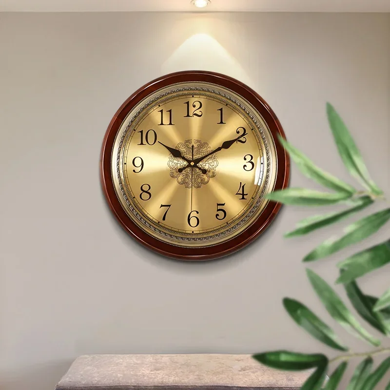 Jam Dinding Kayu Mewah Logam R - Luxury Lifestyle Watches ulasan dan harga